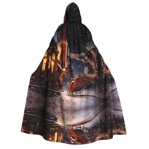 Apbdffjnf Dicker Kapuzenumhang für Erwachsene, Unisex, mit Kapuze, Halloween-Kapuzenumhang für Damen und Herren, weich und elastisch Apbdffjnf Dicker Kapuzenumhang für Erwachsene, Unisex, mit Kapuze, Halloween-Kapuzenumhang für Damen und Herren, weich und elastisch von Apbdffjnf