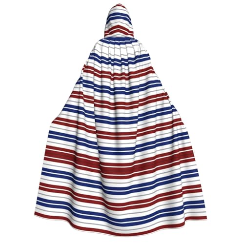Apbdffjnf Dicker Kapuzenumhang für Erwachsene, Unisex, mit Kapuze, für Damen, Herren, weich und elastisch, Rot / Blau / Weiß / Grau gestreift Apbdffjnf Dicker Kapuzenumhang für Erwachsene, Unisex, mit Kapuze, für Damen, Herren, weich und elastisch, Rot / Blau / Weiß / Grau gestreift von Apbdffjnf