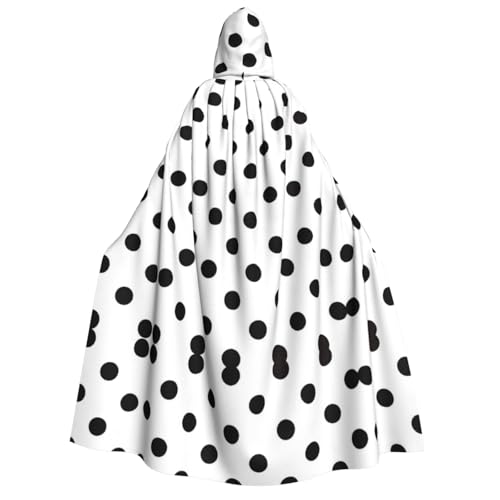 Apbdffjnf Dicker Kapuzenumhang für Erwachsene, gepunktet, Unisex, Umhang mit Kapuze, Halloween-Kapuzenumhang für Damen und Herren, weich und elastisch Apbdffjnf Dicker Kapuzenumhang für Erwachsene, gepunktet, Unisex, Umhang mit Kapuze, Halloween-Kapuzenumhang für Damen und Herren, weich und elastisch von Apbdffjnf
