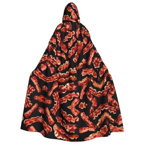 Apbdffjnf Dicker Kapuzenumhang für Erwachsene, mit Speckmuster, Unisex, Umhang mit Kapuze, Halloween-Kapuzenumhang für Damen und Herren, weich und elastisch von Apbdffjnf