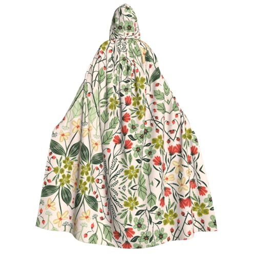 Apbdffjnf Dicker Kapuzenumhang für Erwachsene, mit schöner Blume, Unisex, Umhang mit Kapuze, Halloween-Kapuzenumhang für Damen und Herren, weich und elastisch Apbdffjnf Dicker Kapuzenumhang für Erwachsene, mit schöner Blume, Unisex, Umhang mit Kapuze, Halloween-Kapuzenumhang für Damen und Herren, weich und elastisch von Apbdffjnf