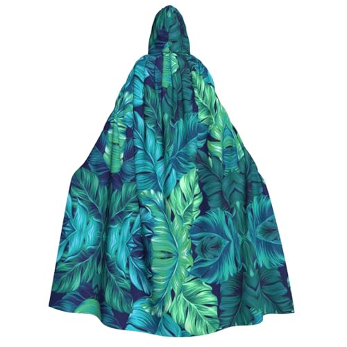 Apbdffjnf Dicker Kapuzenumhang für Erwachsene, tropische Palmenblätter, Unisex, Umhang mit Kapuze, Halloween-Kapuzenumhang für Damen und Herren, weich und elastisch Apbdffjnf Dicker Kapuzenumhang für Erwachsene, tropische Palmenblätter, Unisex, Umhang mit Kapuze, Halloween-Kapuzenumhang für Damen und Herren, weich und elastisch von Apbdffjnf