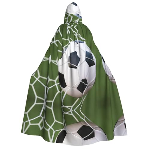 Apbdffjnf Dicker Kapuzenumhang mit Fußball-Aufdruck, Unisex, Umhang mit Kapuze, Halloween-Kapuzenumhang für Damen und Herren, weich und elastisch Apbdffjnf Dicker Kapuzenumhang mit Fußball-Aufdruck, Unisex, Umhang mit Kapuze, Halloween-Kapuzenumhang für Damen und Herren, weich und elastisch von Apbdffjnf