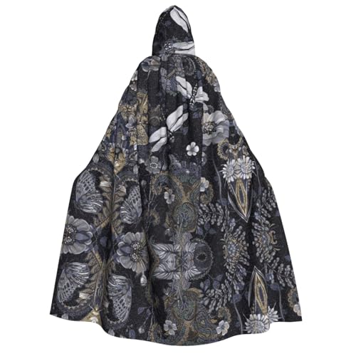 Apbdffjnf Dicker Kapuzenumhang mit Kapuze, Libellen-Motiv, Unisex, Umhang mit Kapuze, Halloween-Kapuzenumhang für Damen und Herren, weich und elastisch von Apbdffjnf