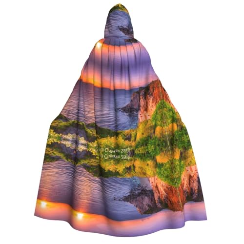 Apbdffjnf Dicker Kapuzenumhang mit Kapuze, Motiv: Irland, Sonnenuntergang, Meereslandschaft, Unisex, Umhang mit Kapuze, Halloween-Kapuzenumhang für Damen und Herren, weich und elastisch Apbdffjnf Dicker Kapuzenumhang mit Kapuze, Motiv: Irland, Sonnenuntergang, Meereslandschaft, Unisex, Umhang mit Kapuze, Halloween-Kapuzenumhang für Damen und Herren, weich und elastisch von Apbdffjnf