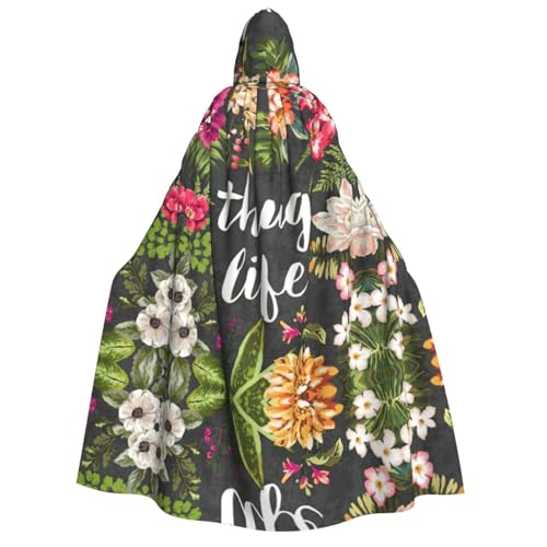 Apbdffjnf Dicker Kapuzenumhang mit Kapuze, Unisex, mit Kapuze, Halloween-Umhang für Damen und Herren, weich und elastisch Apbdffjnf Dicker Kapuzenumhang mit Kapuze, Unisex, mit Kapuze, Halloween-Umhang für Damen und Herren, weich und elastisch von Apbdffjnf