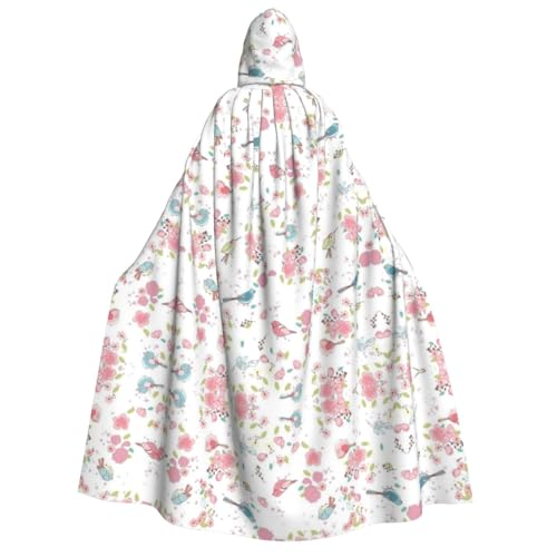 Apbdffjnf Dicker Kapuzenumhang mit Kapuze, Wildblumen-Druck, Unisex, Umhang mit Kapuze, Halloween-Kapuzenumhang für Damen und Herren, weich und elastisch Apbdffjnf Dicker Kapuzenumhang mit Kapuze, Wildblumen-Druck, Unisex, Umhang mit Kapuze, Halloween-Kapuzenumhang für Damen und Herren, weich und elastisch von Apbdffjnf
