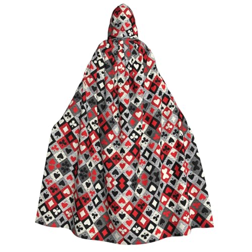 Apbdffjnf Dicker Kapuzenumhang mit Kapuze, kariertes Rautenmuster, Unisex, Umhang mit Kapuze, Halloween-Kapuzenumhang für Damen und Herren, weich und elastisch Apbdffjnf Dicker Kapuzenumhang mit Kapuze, kariertes Rautenmuster, Unisex, Umhang mit Kapuze, Halloween-Kapuzenumhang für Damen und Herren, weich und elastisch von Apbdffjnf