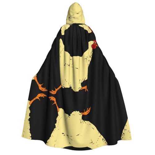 Apbdffjnf Dicker Kapuzenumhang mit Kapuze für Erwachsene, Unisex, mit Kapuze, Halloween-Kapuzenumhang für Damen und Herren, weich und elastisch von Apbdffjnf
