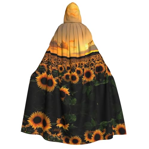 Apbdffjnf Dicker Kapuzenumhang mit Sonnenblume und Sonnenuntergang, Unisex, mit Kapuze, Halloween-Kapuzenumhang für Damen und Herren, weich und elastisch Apbdffjnf Dicker Kapuzenumhang mit Sonnenblume und Sonnenuntergang, Unisex, mit Kapuze, Halloween-Kapuzenumhang für Damen und Herren, weich und elastisch von Apbdffjnf