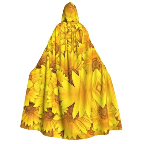 Apbdffjnf Dicker Kapuzenumhang mit Sonnenblumen-Aufdruck, Unisex, Umhang mit Kapuze, Halloween-Kapuzenumhang für Damen und Herren, weich und elastisch Apbdffjnf Dicker Kapuzenumhang mit Sonnenblumen-Aufdruck, Unisex, Umhang mit Kapuze, Halloween-Kapuzenumhang für Damen und Herren, weich und elastisch von Apbdffjnf