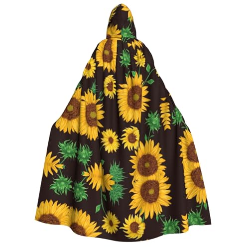 Apbdffjnf Dicker Kapuzenumhang mit Sonnenblumen-Aufdruck, Unisex, Umhang mit Kapuze, Halloween-Kapuzenumhang für Damen und Herren, weich und elastisch Apbdffjnf Dicker Kapuzenumhang mit Sonnenblumen-Aufdruck, Unisex, Umhang mit Kapuze, Halloween-Kapuzenumhang für Damen und Herren, weich und elastisch von Apbdffjnf