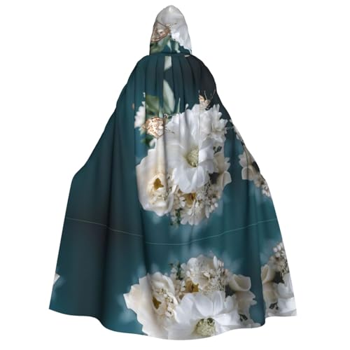 Apbdffjnf Erwachsenen-Umhang mit Blumen- und Schmetterlings-Aufdruck, dicker Kapuzenumhang, Unisex, Umhang mit Kapuze, Halloween-Kapuzenumhang für Damen und Herren, weich und elastisch Apbdffjnf Erwachsenen-Umhang mit Blumen- und Schmetterlings-Aufdruck, dicker Kapuzenumhang, Unisex, Umhang mit Kapuze, Halloween-Kapuzenumhang für Damen und Herren, weich und elastisch von Apbdffjnf