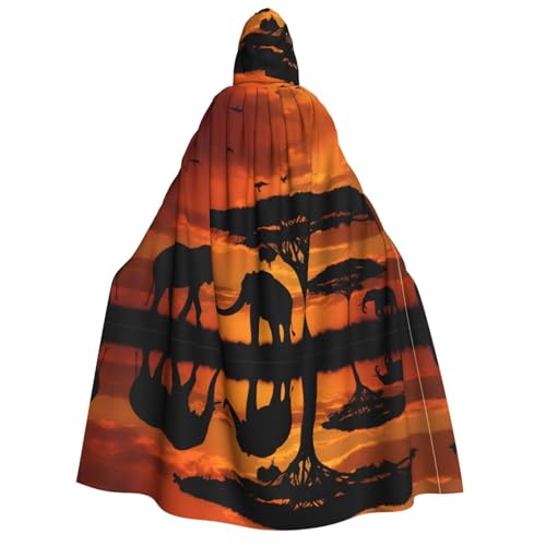 Apbdffjnf Erwachsenen-Umhang mit Kapuze, Elefanten-Aufdruck, Unisex, Umhang mit Kapuze, Halloween-Kapuzenumhang für Damen und Herren, weich und elastisch Apbdffjnf Erwachsenen-Umhang mit Kapuze, Elefanten-Aufdruck, Unisex, Umhang mit Kapuze, Halloween-Kapuzenumhang für Damen und Herren, weich und elastisch von Apbdffjnf