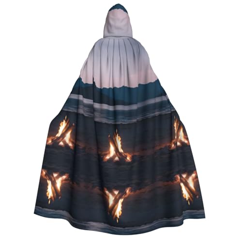 Apbdffjnf Erwachsenen-Umhang mit dicker Kapuze, Unisex, mit Kapuze, Halloween-Umhang für Damen und Herren, weich und elastisch Apbdffjnf Erwachsenen-Umhang mit dicker Kapuze, Unisex, mit Kapuze, Halloween-Umhang für Damen und Herren, weich und elastisch von Apbdffjnf