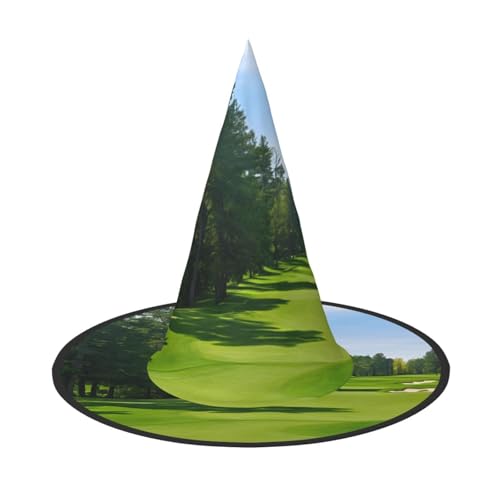 Apbdffjnf Golfplatz Rasendruck Halloween Hexenhut Spitzer Hexenhut Kostüm Zubehör für Halloween Party Dekoration von Apbdffjnf