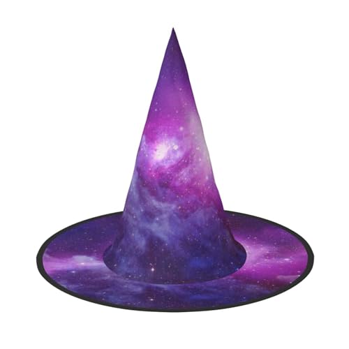 Apbdffjnf Halloween-Hexenhut, spitzer Hexenhut, Kostümzubehör für Halloween, Party-Dekoration, Violett und Blau Apbdffjnf Halloween-Hexenhut, spitzer Hexenhut, Kostümzubehör für Halloween, Party-Dekoration, Violett und Blau von Apbdffjnf