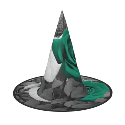 Apbdffjnf Halloween-Hexenhut, spitzer Hexenhut, Kostümzubehör für Halloween, Party-Dekoration Apbdffjnf Halloween-Hexenhut, spitzer Hexenhut, Kostümzubehör für Halloween, Party-Dekoration von Apbdffjnf