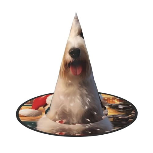 Apbdffjnf Halloween-Hexenhut mit Weihnachtshund, spitzer Hexenhut, Kostümzubehör für Halloween-Party-Dekoration Apbdffjnf Halloween-Hexenhut mit Weihnachtshund, spitzer Hexenhut, Kostümzubehör für Halloween-Party-Dekoration von Apbdffjnf