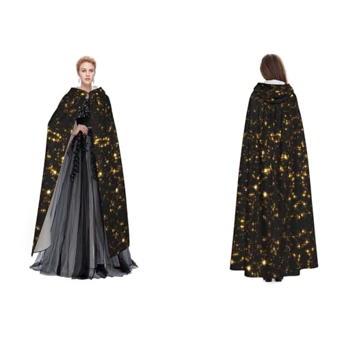 Apbdffjnf Kapuzenumhang für Erwachsene, mit Aufdruck, für Halloween, Kostüm, Party, Weihnachten, Cosplay von Apbdffjnf