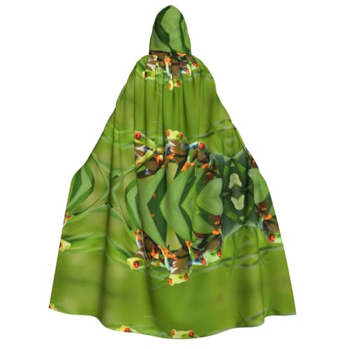 Apbdffjnf Kapuzenumhang mit lustiger Frösche für Erwachsene, Unisex, Umhang mit Kapuze, Halloween-Kapuzenumhang für Damen und Herren, weich und elastisch Apbdffjnf Kapuzenumhang mit lustiger Frösche für Erwachsene, Unisex, Umhang mit Kapuze, Halloween-Kapuzenumhang für Damen und Herren, weich und elastisch von Apbdffjnf