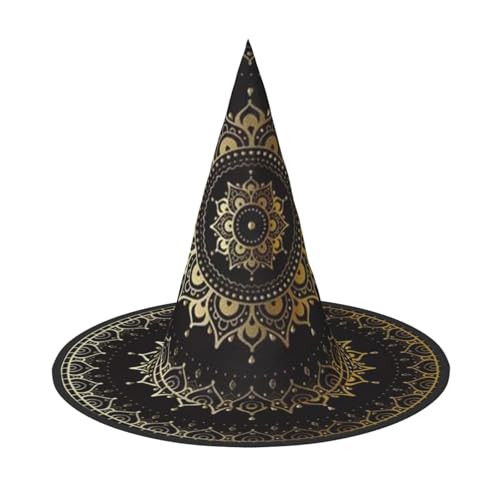 Apbdffjnf Kreisdruck Halloween Hexenhut Spitzer Hexenhut Kostüm Zubehör für Halloween Party Dekoration Apbdffjnf Kreisdruck Halloween Hexenhut Spitzer Hexenhut Kostüm Zubehör für Halloween Party Dekoration von Apbdffjnf