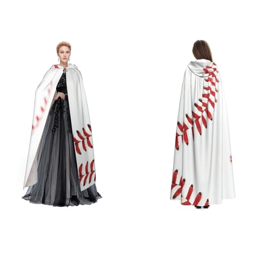 Apbdffjnf Mysteriöser Kapuzenumhang für Erwachsene, mit Baseballspitze, für Halloween, Party, Weihnachten, Cosplay von Apbdffjnf