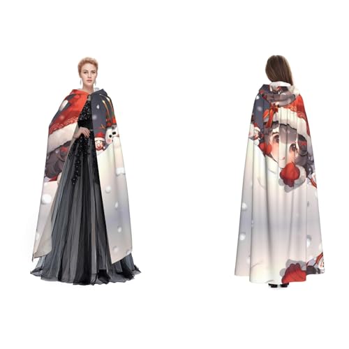 Apbdffjnf Mysteriöser Kapuzenumhang für Erwachsene (lustige Weihnachten) für Halloween, Party, Weihnachten, Cosplay von Apbdffjnf