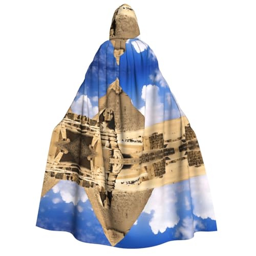 Apbdffjnf Pyramids of Egypt Print Adult Thick Hooded Cloak Unisex Cloak with Hood, Halloween Hooded Cape for Women Men Soft and Elastic Apbdffjnf Pyramids of Egypt Print Adult Thick Hooded Cloak Unisex Cloak with Hood, Halloween Hooded Cape for Women Men Soft and Elastic von Apbdffjnf
