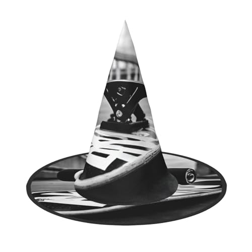 Apbdffjnf Skate Boards Druck Halloween Hexenhut Spitzer Hexenhut Kostüm Zubehör für Halloween Party Dekoration Apbdffjnf Skate Boards Druck Halloween Hexenhut Spitzer Hexenhut Kostüm Zubehör für Halloween Party Dekoration von Apbdffjnf