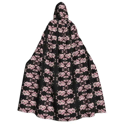 Apbdffjnf Tempting Cherry Blossoms, Erwachsenen-Umhang, dicker Kapuzenumhang, Unisex, Umhang mit Kapuze, Halloween-Kapuzenumhang für Damen und Herren, weich und elastisch Apbdffjnf Tempting Cherry Blossoms, Erwachsenen-Umhang, dicker Kapuzenumhang, Unisex, Umhang mit Kapuze, Halloween-Kapuzenumhang für Damen und Herren, weich und elastisch von Apbdffjnf