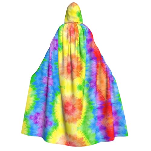 Apbdffjnf Tie-Dye-Druck, Erwachsenen-Umhang, dicker Kapuzenumhang, Unisex, Umhang mit Kapuze, Halloween-Kapuzenumhang für Damen und Herren, weich und elastisch Apbdffjnf Tie-Dye-Druck, Erwachsenen-Umhang, dicker Kapuzenumhang, Unisex, Umhang mit Kapuze, Halloween-Kapuzenumhang für Damen und Herren, weich und elastisch von Apbdffjnf