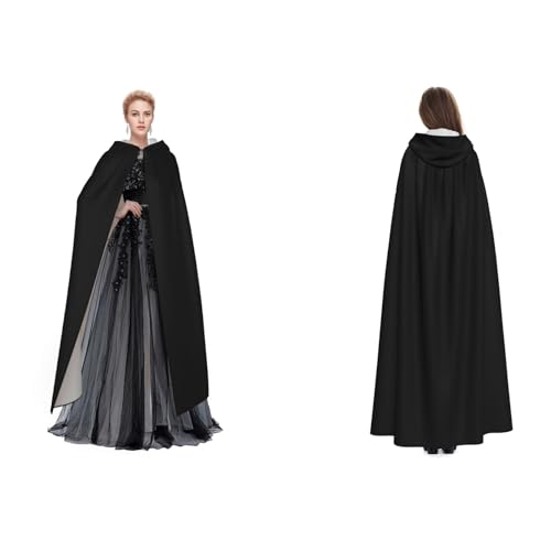 Apbdffjnf Umhang mit Kapuze für Erwachsene, Motiv: Silhouetten von Kampfsportarten, geheimnisvoller Kapuzenumhang für Halloween, Kostümparty, Weihnachten, Cosplay von Apbdffjnf