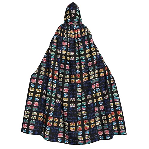 Apbdffjnf Umhang mit Kapuze für Erwachsene, dicker Kapuzenumhang mit Kapuze, Unisex, mit Kapuze, Halloween-Umhang für Damen und Herren, weich und elastisch von Apbdffjnf