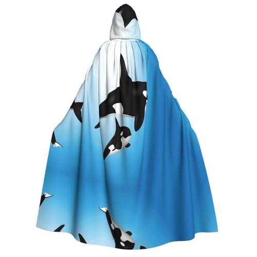 Apbdffjnf Wal-Aufdruck, Erwachsenen-Umhang, dicker Kapuzenumhang, Unisex, Umhang mit Kapuze, Halloween-Kapuzenumhang für Damen und Herren, weich und elastisch Apbdffjnf Wal-Aufdruck, Erwachsenen-Umhang, dicker Kapuzenumhang, Unisex, Umhang mit Kapuze, Halloween-Kapuzenumhang für Damen und Herren, weich und elastisch von Apbdffjnf