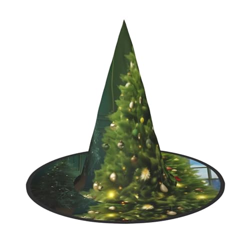 Apbdffjnf Weihnachtsbäume, Halloween-Hexenhut, spitzer Hexenhut, Kostümzubehör für Halloween-Party-Dekoration Apbdffjnf Weihnachtsbäume, Halloween-Hexenhut, spitzer Hexenhut, Kostümzubehör für Halloween-Party-Dekoration von Apbdffjnf