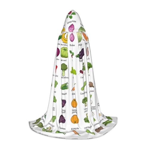 Kapuzenumhang für Teenager, Kostümparty, Halloween, weich und elastisch, Größe M Kapuzenumhang für Teenager, Kostümparty, Halloween, weich und elastisch, Größe M von Apbdffjnf