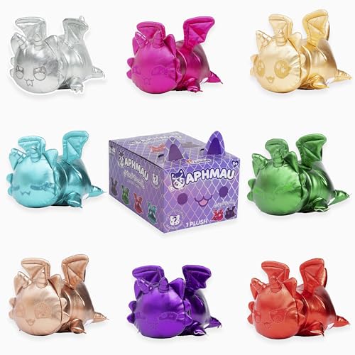 Aphmau 15,2 cm MeeMeow Mystery Plush - Dragons, Blind Box, 1 von 8 möglich, Fun Dragon MeeMeows, offizieller Merch von Aphmau