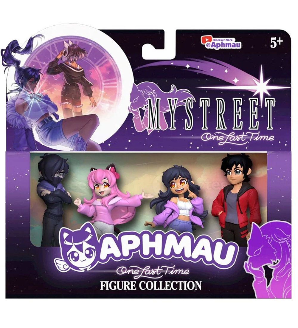 Aphmau Spielfiguren - 9 cm - 4er-Pack - Mystreet - Aphmau - One Size - Spielzeugfiguren von Aphmau