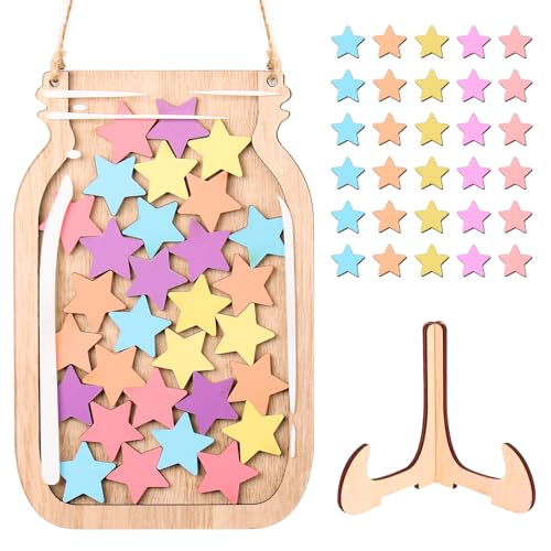 Aphromirel Belohnungssystem Kinder Belohnungssystem Grundschule Lehrerbedarf Belohnungsglas mit Holzhalter Aphromirel Belohnungssystem Kinder Belohnungssystem Grundschule Lehrerbedarf Belohnungsglas mit Holzhalter von Aphromirel