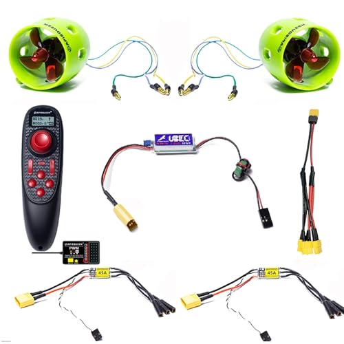 ApisQueen 12V~16V Unterwasserstrahlruder U1 Set, mit ESC,RC und BEC, 7.5lb Schubkraft Bürstenloser Unterwassermotor, Unterwasserstrahlruder für ROVs Boote ApisQueen 12V~16V Unterwasserstrahlruder U1 Set, mit ESC,RC und BEC, 7.5lb Schubkraft Bürstenloser Unterwassermotor, Unterwasserstrahlruder für ROVs Boote von ApisQueen