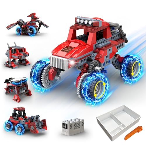 Apitor 8 in 1 STEM Kits for Kids Age 6-8, DIY Electronic Monster Truck Building Kit, STEM Toys for Boys Craft Projects 8-10, Build Robot Apitor 8 in 1 STEM Kits for Kids Age 6-8, DIY Electronic Monster Truck Building Kit, STEM Toys for Boys Craft Projects 8-10, Build Robot von Apitor