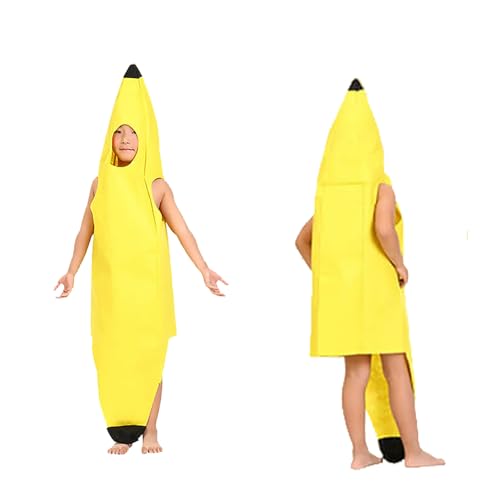 Lustiges Bananenkostüm, Unisex-Bananenanzug, Bananen-Kostüm, Comedy-Kostüm für Kinder, gelber Bananen-Overall, Impish-Frucht-Verkleidung, lustige Bananen-Kopfbedeckung für Halloween, Karneval, Lustiges Bananenkostüm, Unisex-Bananenanzug, Bananen-Kostüm, Comedy-Kostüm für Kinder, gelber Bananen-Overall, Impish-Frucht-Verkleidung, lustige Bananen-Kopfbedeckung für Halloween, Karneval, von Apkpesterml
