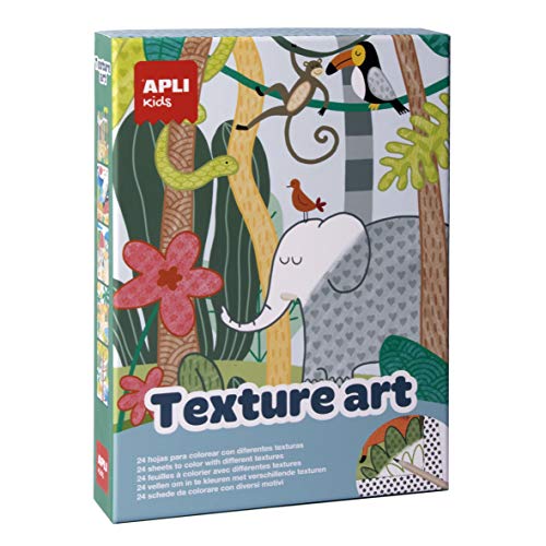 APLI Kids 18339 18339-Color Texture Art, Weiß, 42 Unidad (Paquete de 1) von APLI Kids