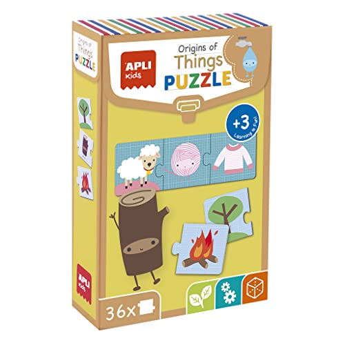 APLI Kids 14406 der Ursprung der Dinge Puzzle Set von APLI Kids