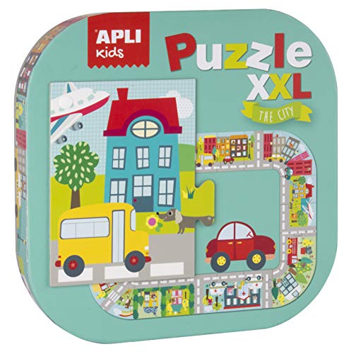 Apli Europe 16578 APLI Kids 16578-Puzzle XXL Stadt, Sortiert von APLI Kids