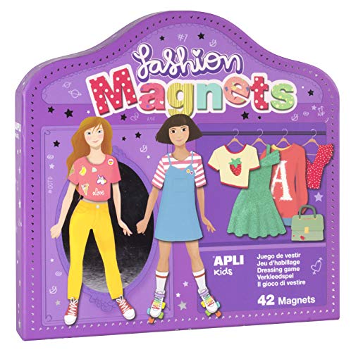 APLI Kids 17201 Fashion Tiere magnetset, bunt, M von APLI Kids