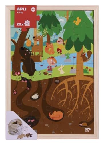 Apli Europe 17200, EL Bosque Puzzle, Sortiert von APLI Kids