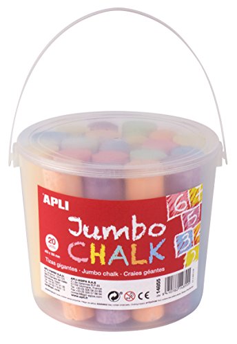 APLI Kids 14855 Kreidebox rund, 20 Stück, Jumbo - 2,5 x 10,5 cm APLI Kids 14855 Kreidebox rund, 20 Stück, Jumbo - 2,5 x 10,5 cm von APLI
