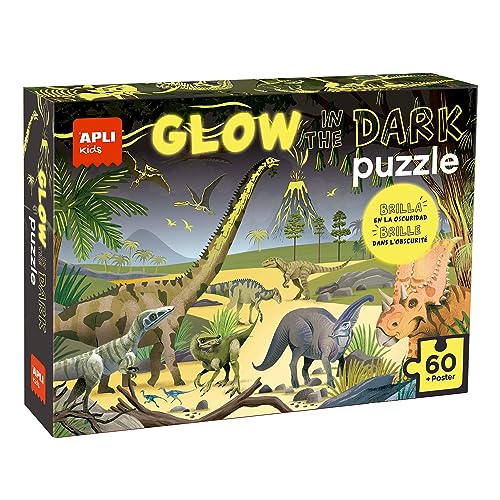Apli kids 19435 Puzzle leuchtet im Dunkeln von APLI Kids